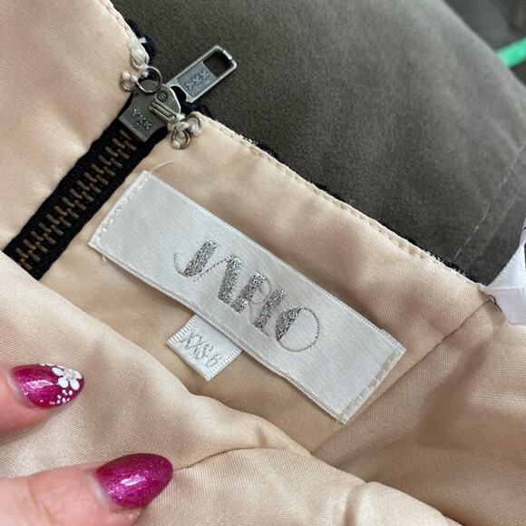 Jarlo Elsa Bandeau Lace Maxi Dress with Mesh Fishtail - Picture 10 of 11